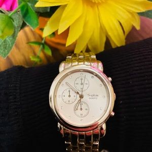 Sophie Quartz Silver Tone Women’s Watch